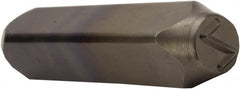 C.H. Hanson - Letter Z Machine Made Individual Steel Stamp - 5/16" Character - Exact Tooling