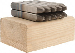 C.H. Hanson - 10 Piece, 1/8" Character Steel Stamp Set - Double Digit Figures, Double Digits - Exact Tooling