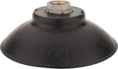 De-Sta-Co - 3/8 NPT Female Port, Flat, Vertical Vacuum Pad - Nitrile - Exact Tooling