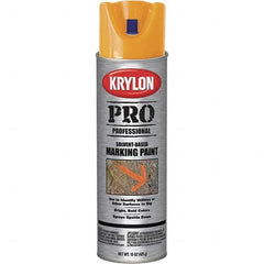 Krylon - 15 fl oz Orange Marking Paint - Solvent Base Formula - Exact Tooling