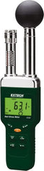 Extech - Thermometer/Hygrometers & Barometers Type: Heat Stress WBGT Meter Minimum Relative Humidity (%): 1 - Exact Tooling