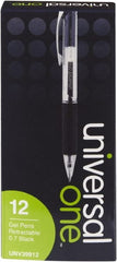 Universal One - Conical Roller Ball Pen - Black - Exact Tooling