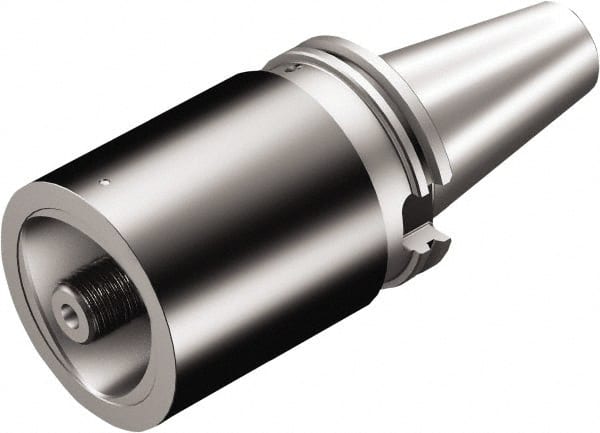 Sandvik Coromant - C10 System Size, CAT50 Taper, Modular Tool Holding System Adapter - 140mm Projection, 3-15/16" Body Diam, 241.8mm OAL, Through Coolant - Exact Tooling