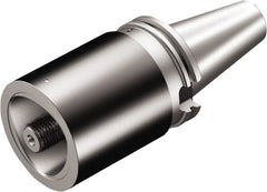 Sandvik Coromant - C10 System Size, CAT50 Taper, Modular Tool Holding System Adapter - 140mm Projection, 3-15/16" Body Diam, 241.8mm OAL, Through Coolant - Exact Tooling