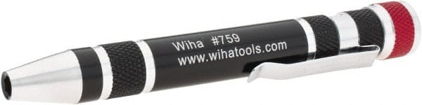 Wiha - 7 Piece, 1/4" Drive Screwdriver Micro Bit Set - T3 to T8 Torx - Exact Tooling