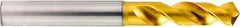 OSG - 4.75mm 120° Spiral Flute Vanadium High Speed Steel Screw Machine Drill Bit - TiAlN Finish, Right Hand Cut, 24mm Flute Length, 68mm OAL, Four Facet Point - Exact Tooling