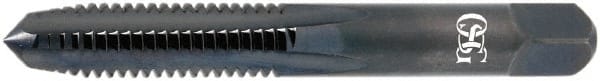 OSG - 1/2-13 UNC 4 Flute TiCN Finish High Speed Steel Straight Flute Standard Hand Tap - Plug, Right Hand Thread, 3-3/8" OAL, 1-21/32" Thread Length, H11 Limit, Oversize - Exact Tooling