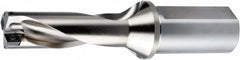 OSG - 3xD, 37mm Diam, Indexable Insert Drill - 2 Inserts, 40mm Shank Diam, Straight Shank - Exact Tooling