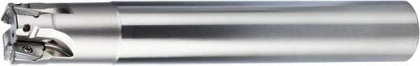 OSG - 28mm Cut Diam, 25mm Shank Diam, 120mm OAL, Indexable Square Shoulder End Mill - ZDKT15... Inserts, Cylindrical Shank, 90° Lead Angle, Through Coolant, Series PHOENIX-PSE - Exact Tooling
