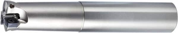 OSG - 25mm Cut Diam, 25mm Shank Diam, Cylindrical Shank Indexable High-Feed End Mill - Screw Holding Method, SDMT09.. Insert, PHC Toolholder, Through Coolant - Exact Tooling