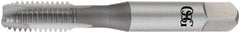 OSG - 3/4-10 UNC, 3 Flute, TiCN Finish, High Speed Steel Spiral Point Tap - Plug Chamfer, Right Hand Thread, 4-1/4" OAL, 2" Thread Length, 0.59" Shank Diam, Series 105H - Exact Tooling