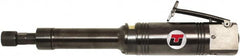 Universal Tool - 1/4" Collet, Straight Handle, Extended Length Air Die Grinder - 25,000 RPM, Side Exhaust, 5.5 CFM, 1 hp, 90 psi - Exact Tooling