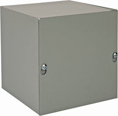 nVent Hoffman - Steel Junction Box Enclosure Screw Flat Cover - NEMA 1, 6" Wide x 6" High x 6" Deep - Exact Tooling