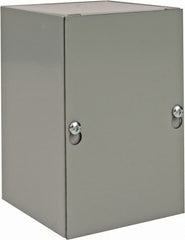 nVent Hoffman - Steel Junction Box Enclosure Screw Flat Cover - NEMA 1, 4" Wide x 6" High x 4" Deep - Exact Tooling
