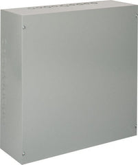 nVent Hoffman - Steel Junction Box Enclosure Screw Flat Cover - NEMA 1, 24" Wide x 24" High x 8" Deep - Exact Tooling