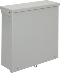 nVent Hoffman - Steel Junction Box Enclosure Screw Flat Cover - NEMA 3R, 12" Wide x 12" High x 4" Deep - Exact Tooling
