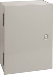 nVent Hoffman - Steel Junction Box Enclosure Hinge Flat Cover - NEMA 1, 12" Wide x 16" High x 8-5/8" Deep - Exact Tooling