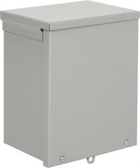 nVent Hoffman - Steel Junction Box Enclosure Screw Flat Cover - NEMA 3R, 8" Wide x 10" High x 6" Deep - Exact Tooling