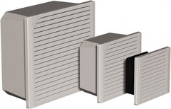 nVent Hoffman - 55 CFM, Enclosure Cooling Fan Package - 7-3/8 Inch Wide x 2-3/4 Inch Deep x 6-5/16 Inch High, 115 VAC, ABS Grill and Enclosure - Exact Tooling