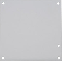 nVent Hoffman - 6-1/4" OAW x 6-1/4" OAH Powder Coat Finish Electrical Enclosure Nonperforated Panel - 8" x 8" Box, 14 Gauge Steel, Use with A8N84/A8N86/A8R86HCR - Exact Tooling
