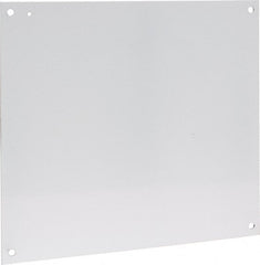 nVent Hoffman - 18-1/2" OAW x 21" OAH Powder Coat Finish Electrical Enclosure Nonperforated Panel - 24" x 20" Box, 14 Gauge Steel, Use with A24N2010LP/A24N206LP/A24N208LP/A24N20BLP/A24N20CLP/A30N24ALP - Exact Tooling