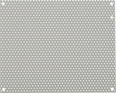 nVent Hoffman - 8-1/4" OAW x 10-1/4" OAH Powder Coat Finish Electrical Enclosure Perforated Panel - 12" x 10" Box, 16 Gauge Steel, Use with A12N104/A12N106/A12R106HCR - Exact Tooling
