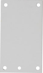 nVent Hoffman - 2-7/8" OAW x 4-7/8" OAH Powder Coat Finish Electrical Enclosure Junction Box Panel - 6" x 4" Box, 14 Gauge Steel, Use with A644PHC/A644PHCW/A845JFGR - Exact Tooling