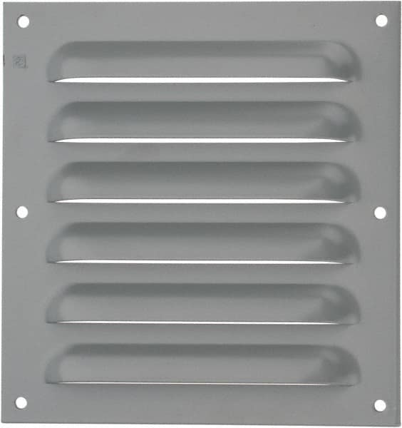 nVent Hoffman - Electrical Enclosure Steel Louver Plate Kit - For Use with Fresh Air Enclosures - Exact Tooling