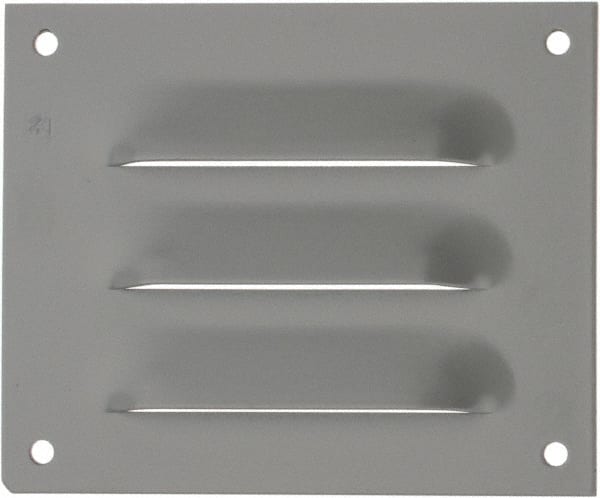 nVent Hoffman - Electrical Enclosure Steel Louver Plate Kit - For Use with Fresh Air Enclosures - Exact Tooling