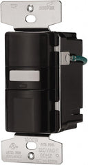 Cooper Wiring Devices - 1,000 Square Ft. Coverage, Infrared Occupancy Sensor Wall Switch - 1,000 at 120 V Incandescent, 1,000 at 120 V Fluorescent, 120 VAC, Black - Exact Tooling