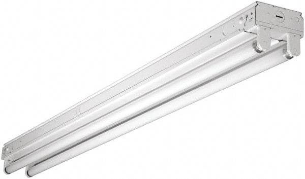 Cooper Lighting - 4 Lamp, 32 Watt, Fluorescent Strip Light - Suspended, 120/277 Volt, 96" Long x 4-1/4" Wide x 3-5/8" High - Exact Tooling