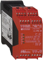 Square D - 24 VAC/VDC, 5 VA Power Rating, Standard Electromechanical & Solid State Screw General Purpose Relay - 6 Amp at 24 VAC/VDC, 1NC/4SS (Auxiliary) & 3NO - Exact Tooling