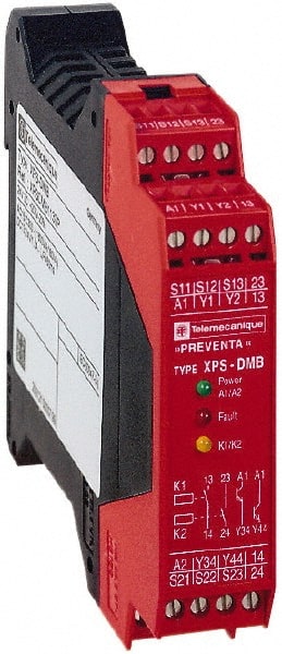 Square D - 24 VAC/VDC, Standard Electromechanical & Solid State Screw General Purpose Relay - 6 Amp at 24 VAC/VDC, 2NO/2SS - Exact Tooling