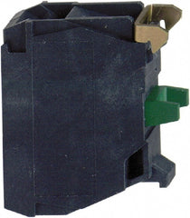 Square D - Multiple Amp Levels, Electrical Switch Contact Block - 120 VAC, 125 VDC, 240 VAC, 250 VDC, and 600 VAC/VDC, Screw Terminal, 22mm Hole, For Use with XB4, XB5 - Exact Tooling