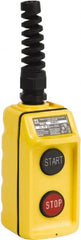 Schneider Electric - 2 Operator, Pushbutton Pendant Control Station - Start-Stop (Legend), Momentary Switch, NO/NC Contact, NEMA 4 - Exact Tooling