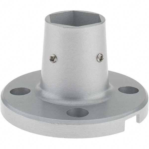 Square D - 2.44 Inch Long x 3.94 Inch Wide, Visual Signal Device Mount Base - For Use with XVC6 - Exact Tooling