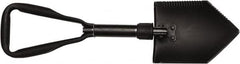 Ability One - 9-3/4" High Notched Steel Shovel - 23-1/2" Long Aluminum D-Grip Handle - Exact Tooling