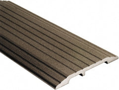National Guard Products - 36" Long x 5" Wide x 1/2" High, Saddle Threshold - Aluminum Finish - Exact Tooling