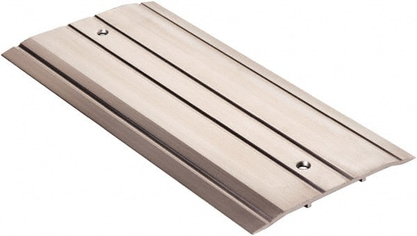 National Guard Products - 36" Long x 6" Wide x 1/4" High, Saddle Threshold - Aluminum Finish - Exact Tooling