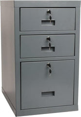 Value Collection - 3 Drawer, Cabinet - 15-3/4" Wide x 27" High x 19.685" Long - Exact Tooling