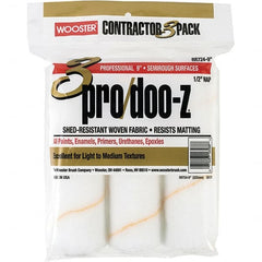 Wooster Brush - 1/2" Nap, 9" Wide Paint Roller - Semi-Rough Texture, Woven - Exact Tooling