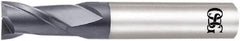 OSG - 5.2mm, 7.8mm LOC, 6mm Shank Diam, 50mm OAL, 2 Flute, Solid Carbide Square End Mill - Single End, WXL Finish, Spiral Flute, 30° Helix, Centercutting, Right Hand Cut, Right Hand Flute, Series 3720 - Exact Tooling