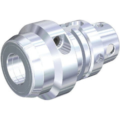 Kennametal - KM4X63 63mm Shank Diam Modular Connection, 20mm Hole Diam, Hydraulic Tool Holder/Chuck - 52.5mm Nose Diam, 90mm Projection, 41mm Clamp Depth, Through Coolant - Exact Tooling