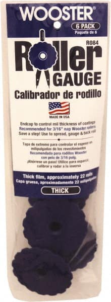 Wooster Brush - 3" Wide Blue Roller Guage - Exact Tooling