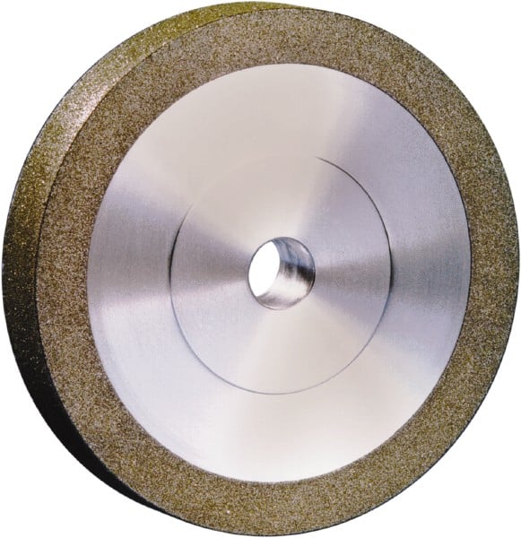 Strauss - 100mm x 20mm Hole x 20mm Thick, 120 Grit Surface Grinding Wheel - Medium Grade, Electoplated Bond - Exact Tooling