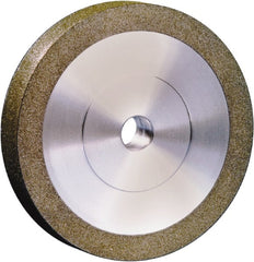 Strauss - 6" Diam x 1" Hole x 1" Thick, 80 Grit Surface Grinding Wheel - Diamond, Coarse Grade, Electoplated Bond - Exact Tooling