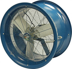 Patterson Fan - 26" Blade, 1 hp, 7,650 CFM, Industrial Circulation Fan - Suspension, 208-230/460 Volts, 1 Speed - Exact Tooling