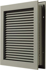 National Guard Products - 19" Wide x 19" High, Solid Steel Louver - 18" Opening Width, 18" Opening Height - Exact Tooling
