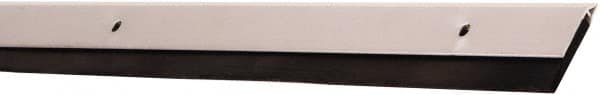 National Guard Products - 0.15" Back Strip Brush Width, Aluminum Door Bottom Sweep - Neoprene, 2" OAL, Anodized Alum Coated - Exact Tooling