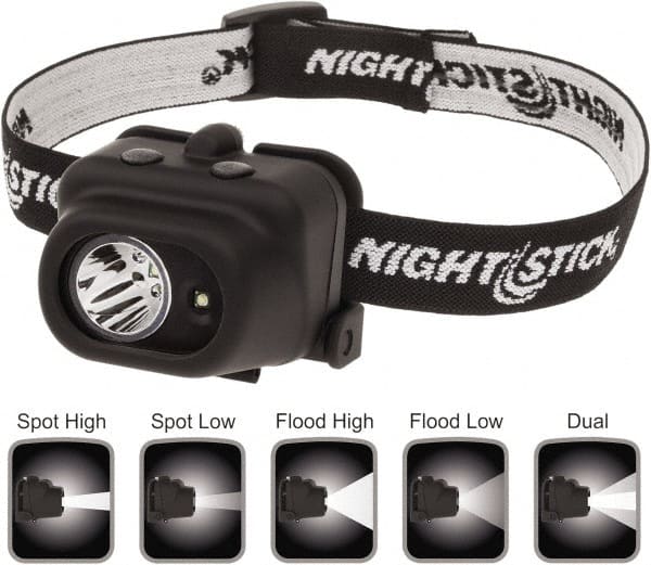 Bayco - LED Bulb, Hands-free Flashlight - Black Polycarbonate Body, AAA Batteries - Exact Tooling